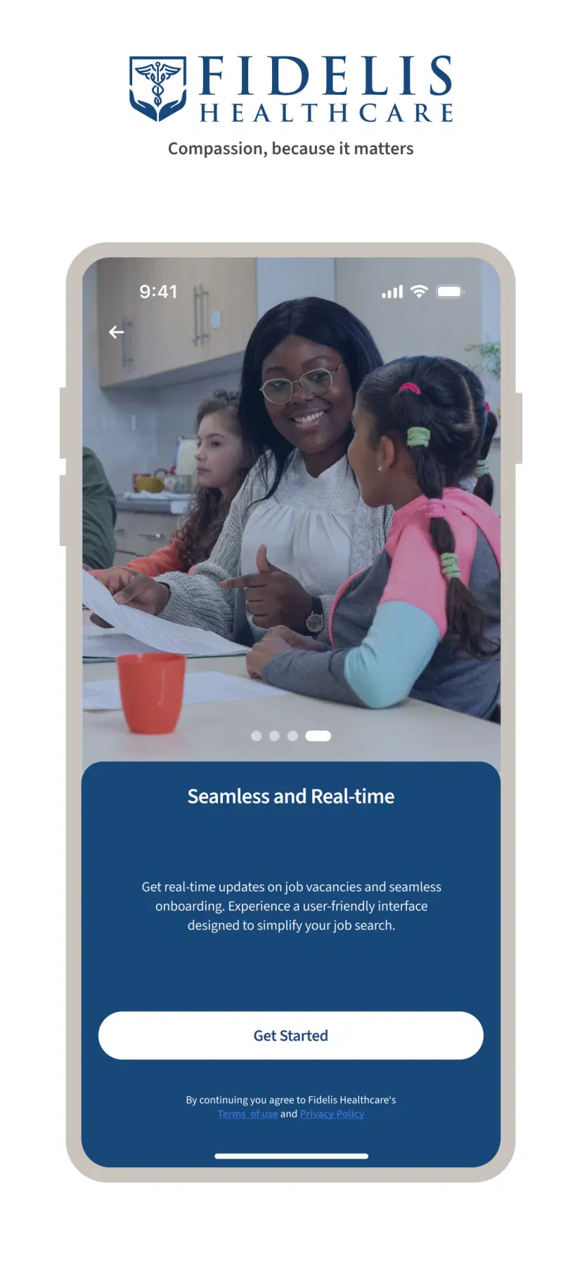 Fidelis Healthcare app screen 4